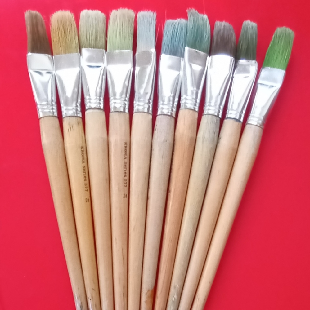 Kroma Series 577 Artist Paint Brushes Set of 10